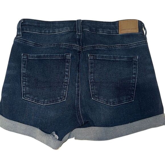 American Eagle Outfitters The Dream Short Midi ladies size 6 Jean Shorts Button - Picture 2 of 12